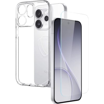 Northjo OPPO Reno15 Pro Hoesje en Screenprotector Transparant