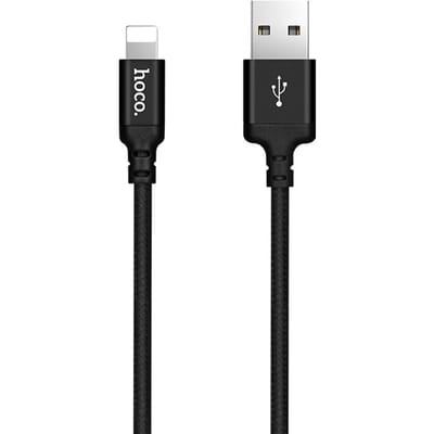 Hoco USB kabel naar Lightning zwart - 1m