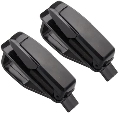Dailygoody - Zonnebrilhouder auto - Zonnespiegelhouder - Zonnebrilhouder auto zonneklep - Zonnebrilhouder auto accessoires - Auto glashouder met kaart...