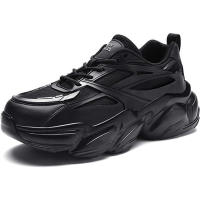 Heren Sneakers Atletische Trainer Wandelen Hardloopschoenen Lucht Ademend Dames Sportschoen Anti-Slip Mode Koppel Sneaker Nieuw 37 zwart