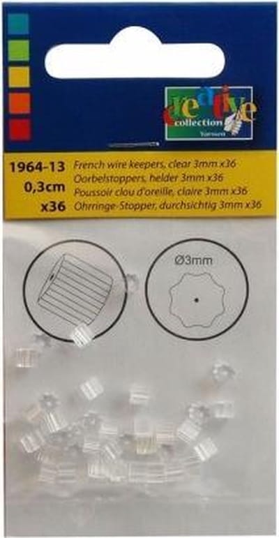 French wire keepers 36 pcs.