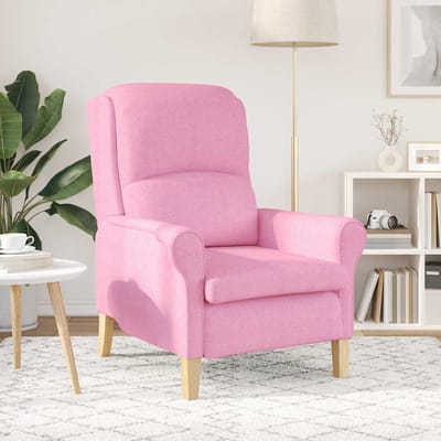 vidaXL - Fauteuil - Roze - Stof