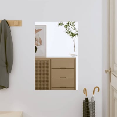 vidaXL - Wandspiegel - 40x60 - cm - rechthoekig - glas