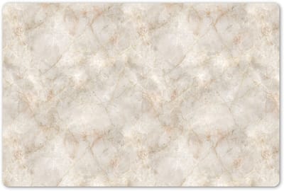Placemats 45x30 cm - Placemat kunststof - 1 stuk - Lichtbeige - Goudbruine Nerven - Marmer - Borden onderleggers - Decoratie voor op tafel - Keuken tafeldecoratie accessoires - Vinyl onderlegger - Tafelversiering