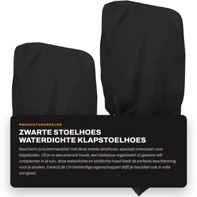 Dailygoods- Stoelhoes Waterdicht - Outdoor Klapstoelhoes - UV-bestendig - Stofdicht - 210D Oxford-doek - 13 x 28 x 43 inch - Ligstoelhoes