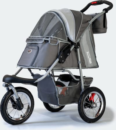 InnoPet Comfort Air ECO - Hondenbuggy - Grijs/Zwart - 96x53x104cm