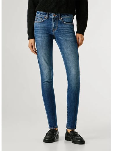 Pepe Jeans Soho Skinny Fit Lage Taille Jeans 26 / 30 Vrouw