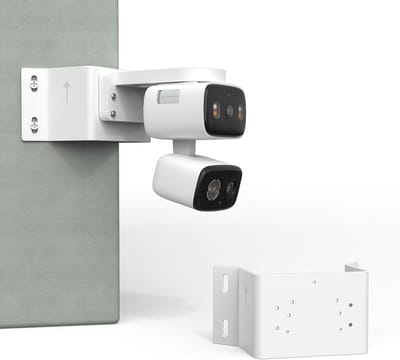 Camera Hoekbeugel - Bevestiging Beveiliging - Veilige Montage - 90 Graden Hoek - Wit