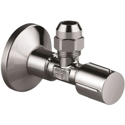 GROHE Hoekstopkraan 1/2'' X 3/8'' Knelkoppeling Hard Graphite