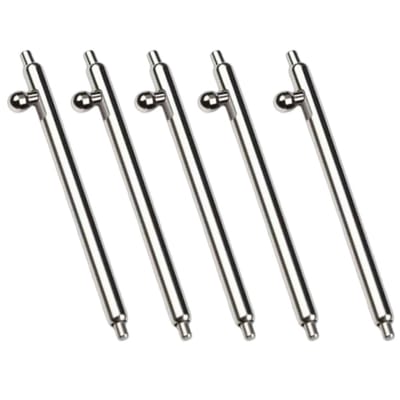 EXCITAT Horlogemakers gereedschap - Snelsluitende Horlogepennen - Veerstaaf - Horlogebandconnector - voor horloges, armbanden - 5 stuks - 22 mm