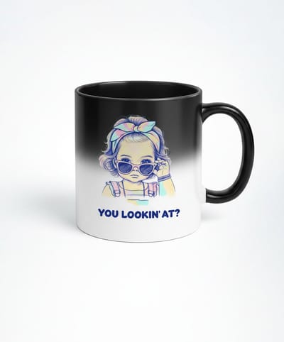You Lookin' At? Magic Mug - Koffiemok met Veranderend Design