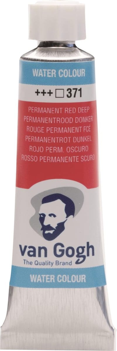 Van Gogh Aquarelverf Tube - 10 ml 971 Permanentrood Donker