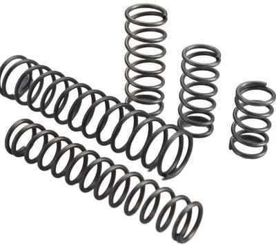 Drukveren Set - Compressie Spiraalveren - Apparaten Reparatie - Roestvrij Staal - 10 Stuks - Zilverkleurig