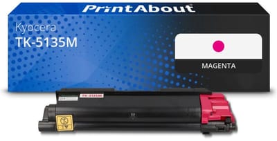 PrintAbout huismerk Toner TK-5135M Magenta Geschikt voor Kyocera