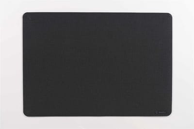 Rasteli Placemat Lederlook Zwart 43 x 30 cm  Voordeelset van 2 stuks