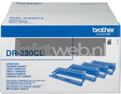 BROTHER DR-230CL  / DR-230 drum (Drumunit)  black-cyan-magenta voor gebruik in HL-3040cn - HL-3070cw - HL-3170cdw - DCP-9010cn - MFC-9120CN - MFC-9320CW