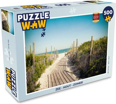 Puzzel Zee - Hout - Zomer - Legpuzzel - Puzzel 500 stukjes