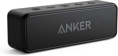 Soundcore 2 Bluetooth-luidspreker by Anker - Fantastisch geluid - Enorme bas met dubbele basdrivers - 24-uurs accu - Verbeterde IPX7 waterbescherming - Draadloze luidspreker voor iPhone en Samsung - Zwart