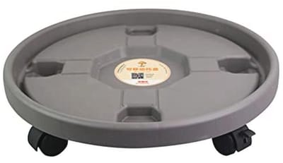 Ronde plantenroller en caddy voor bloempotten - Perfect voor terras en tuin