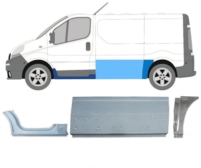 Reparatiepaneel set voor Opel Vivaro 2001-2014 / Links
