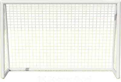Draagbaar Voetbaldoel - Buitenspeelgoed - Voetbalgoal - Voor Kinderen & Volwassenen - Inclusief 2 Voetbalnetten & Grondpennen - 244 × 152 cm