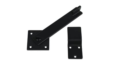 Wovar Overslaggrendel Zwart 155 mm | Per Stuk