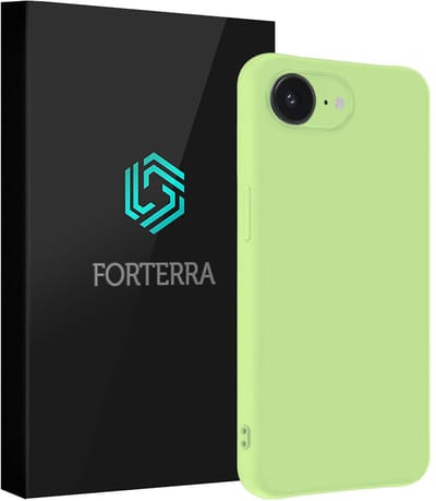 Hoesje Geschikt voor Apple iPhone 16e - Sterk & Shockproof - Siliconen Case - Hoes Cover - Groen