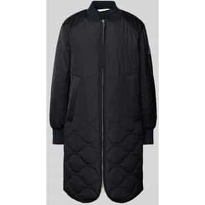 Regular fit lange blouson met opstaande kraag