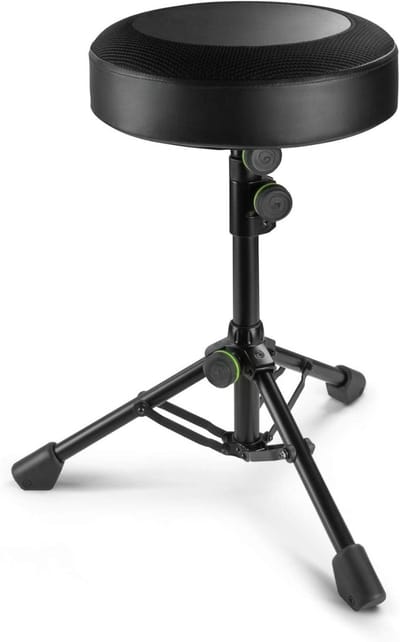 TIM® Drumkruk - Kruk - Drumkruk Verstelbaar - opvouwbaar - in hoogte verstelbaar - Zwart - 40cm x 40cm x 20cm