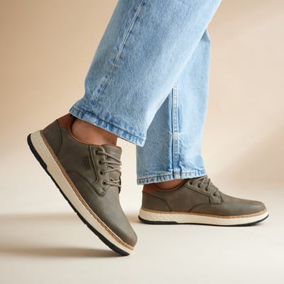 Skechers GARLAN - PRYOR Heren Veterschoenen - Olive