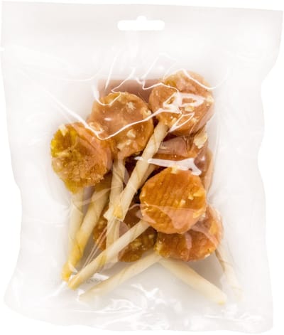 Landman Kauwstaaf Kiplolly (9st) - ±8cm - Hondensnacks - Hondensnoepjes - Kauwsnacks - Kauwstaaf Hond