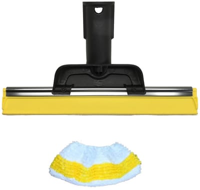 2 stuks Raamsproeier voor Kärcher stoomreiniger met microvezel doekset, raamafzetstuk, accessoires voor Kärcher SC1/SC2/SC3/SC4/SC5/CTK10/20 , reiniging van glas, ramen en spiegels