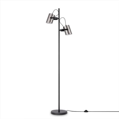 Vloerlamp Caleo nikkel