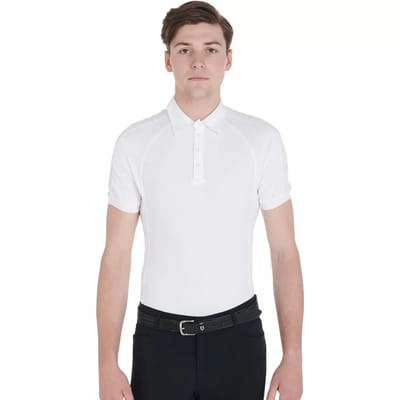 Slim fit wedstrijd polo Equestro
