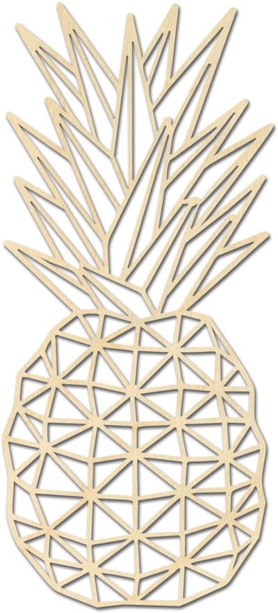 Decoratief Beeld - Geometrische Vormen - Hout - Hout-kado - 55 X 25 Cm