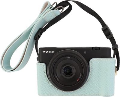 Camera Tas voor Sony ZV-1F/ZV-1M2 met Schouderband, PU Leer, Slimme Bescherming en Draagbaarheid