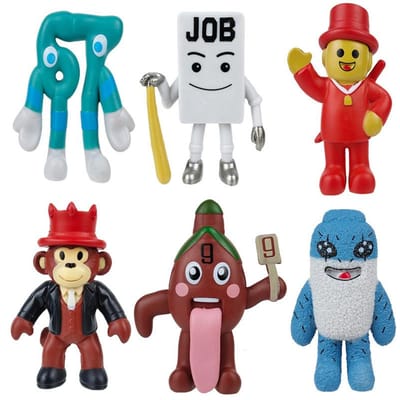 6-12 stuks Spel Steal A Brainrot Actiefiguur Speelgoed Brainrots Italiaanse Brainrot Figuur Verzamelaar Model Spel Fans Verjaardagscadeau blue