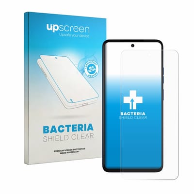 upscreen - Screenprotector voor Motorola Moto G57 - Folie Beschermfolie transparant antibacterieel