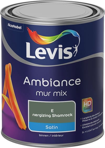 Levis - Ambiance Mur Satin Mix - Energizing Shamrock - Mengverf - 1 L