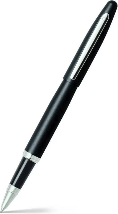 Sheaffer rollerball - VFM - zwart en chroom - penpunt M - schrijfkleur zwart