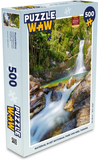 Puzzel Waterval in het Nationaal park van Abel Tasman - Legpuzzel - Puzzel 500 stukjes