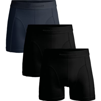 Muchachomalo Boxershort Heren – 3 Pack – 95% Pima Katoen – Ademend – Kleding – Heren Ondergoed – Onderbroeken Heren