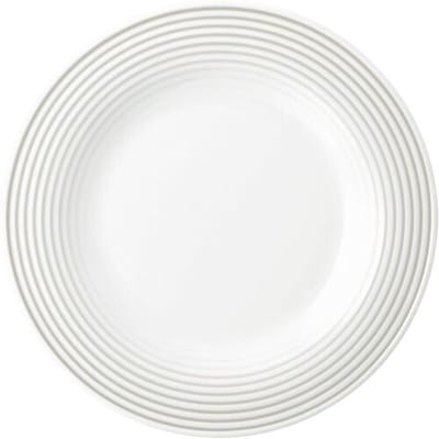 (6 stuks) SELTMANN WEIDEN Bord - plat - Ø 230mm - Parelgrijs