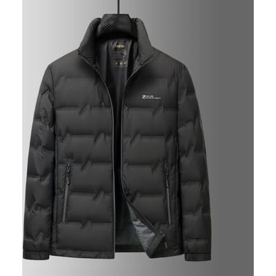 Heren Donsjack Winter Nieuw Kort Opstaande Kraag Verdikt Witte Eendendonsjack voor Jonge en Middelbare Leeftijd 4XL black