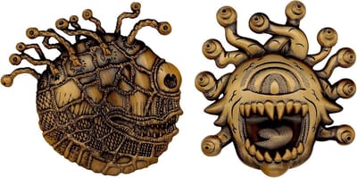 D&D Jubileum Medaillons - Verzamelobject Set - Verzamelen - Officieel Gelicentieerd - 88 x 95 mm - Brons