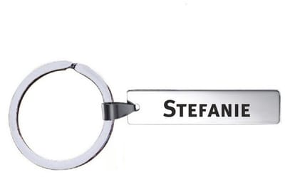 Sleutelhanger Met Naam - Stefanie - RVS