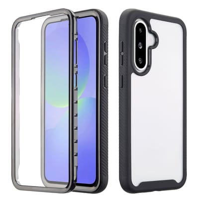 imoshion Hoesje - Geschikt voor Samsung Galaxy A36 - 360° Full Protective Case - Zwart