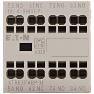 DILA-XHI31-PI Hulpschakelblok 3x NO, 1x NC 4 A Geschikt voor merk (relais): Eaton 1 stuk(s)