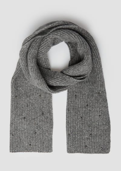 s.Oliver - female - Doek met gebreid patroon en sierlijk detail