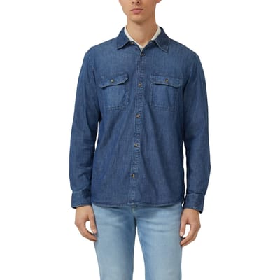 s.Oliver Shirts Blue Denim Taglia: XXL | Camicie Casual Outlet | Uomo | Blu